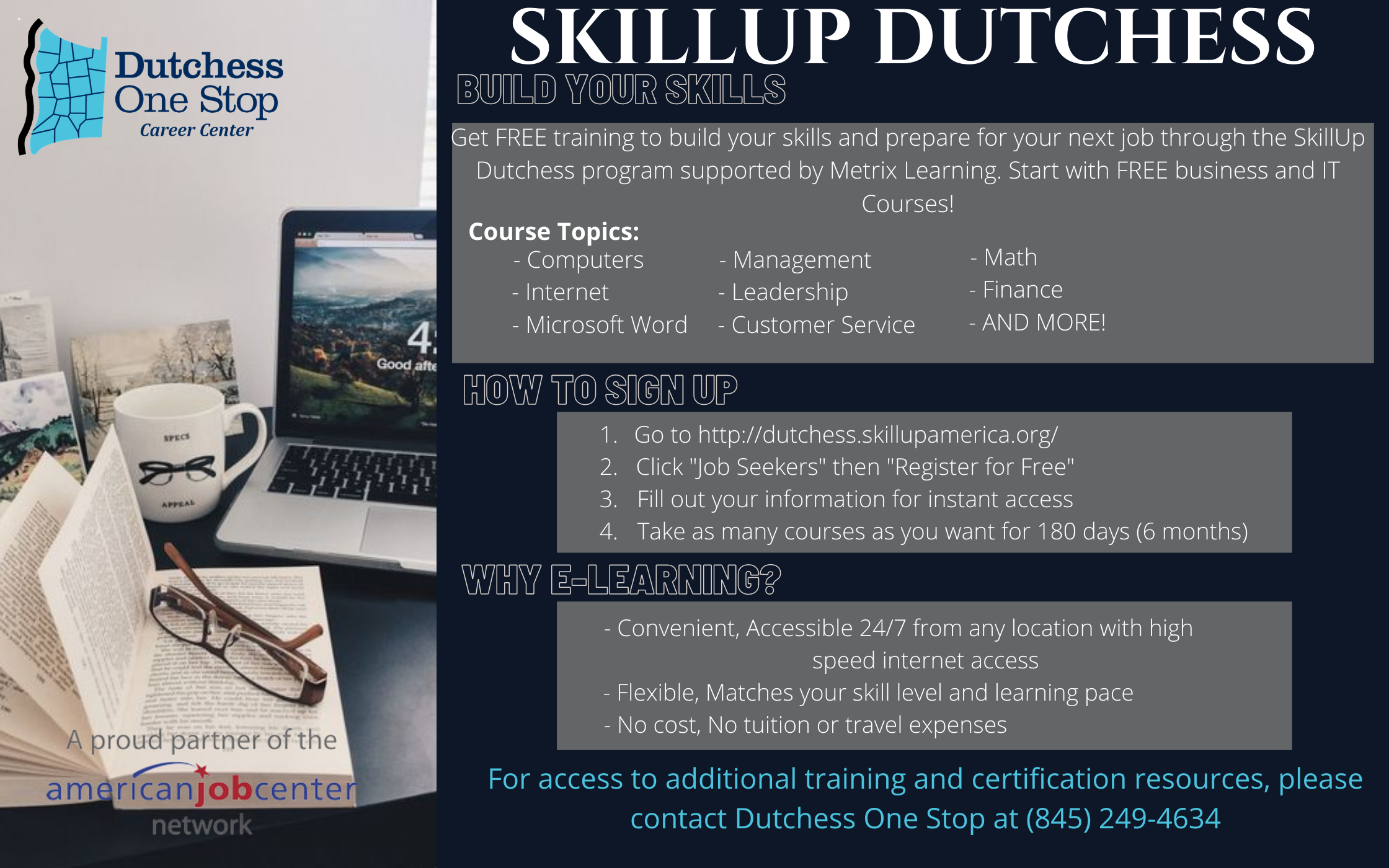 Skill Up Metrix Informational Flyer 